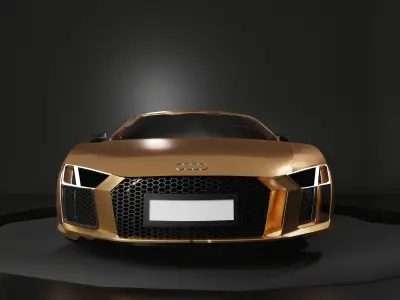 AUDI R8 3D MODEL - OBJ 3D model