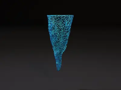 Christmas tree decor icicle 4 3D print model
