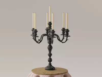PORTA VELAS - CANDELABRO GRANDE 3D print model