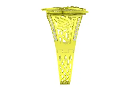 6264 luxury butterfly diamond bangle bracelets 3D print model