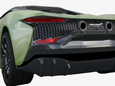 Mclaren artura  Low-poly 3D model