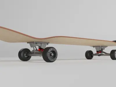 Realistic Skateboard 3D model