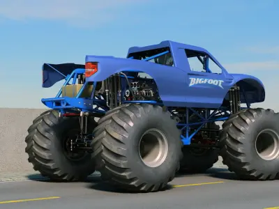 Monster Truck Bigfoot Generic 3D model