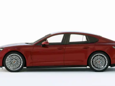 Porsche Panamera Turbo S 2021 3D model