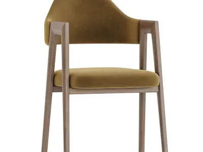 luxury dining chair 3D model
