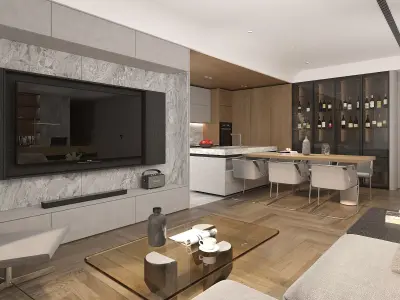 Apartment Interior 2 3D model