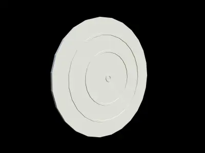 Dartboard - Includes 2 Objects Low-poly 3D model