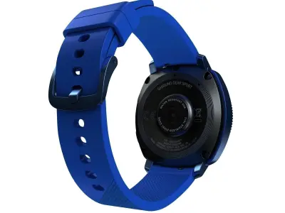 Samsung Gear Sport Smartwatch Blue 3D model