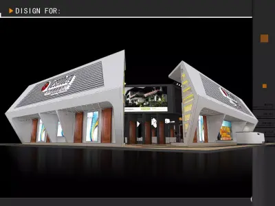Exhibition - Area - 24X29-3DMAX2009-01 3D model