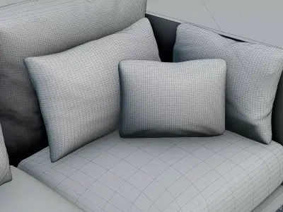 Japandi Style Living Room Collection 3D model