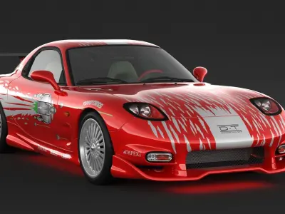 Mazda RX-7 3D model