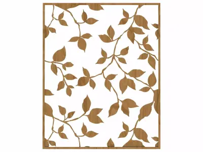 Decorative panel STL 3D model 19