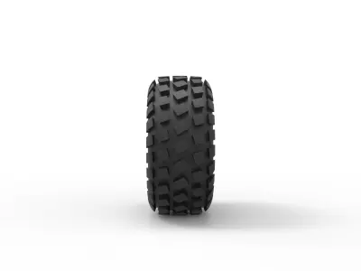 Offroad wheel 25 3D print model