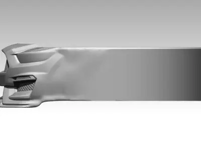 Fury Front Mustang Jewel Ring 3D print model