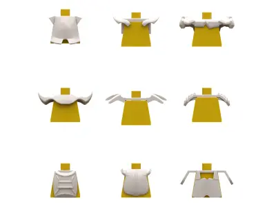 TwindBricks3D - Minifigures Armor Pack 3 3D print model
