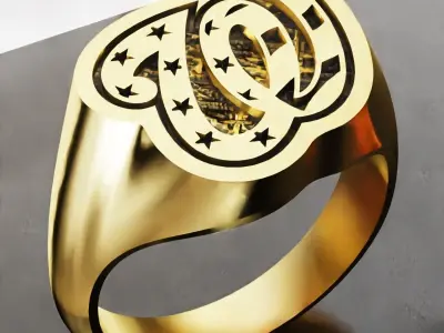 Washington Nationals Baseball Fans Rings 3D Print Models 3D print model