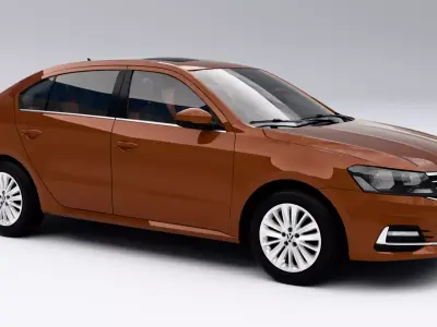 Volkswagen Lavida Qihang 2019 Low-poly 3D model