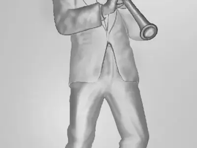 Clarinet Player Free 3D print model