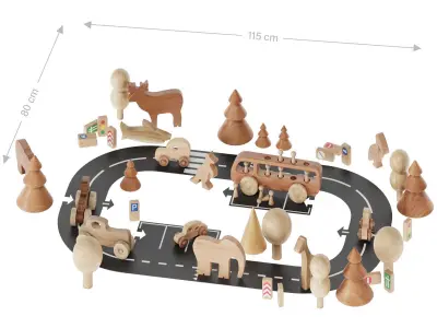 children decor set 14 3D model