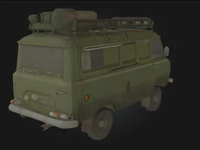 Adventure Van Retro  Nostalgic Freedom on Four Wheels 3D model