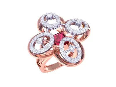 Diamond Ring  3D print model purchase
