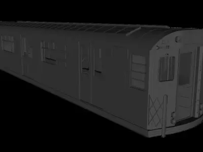 Subway Train Car R36 3D model