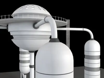 Sci Fi Structure 001 Free 3D model