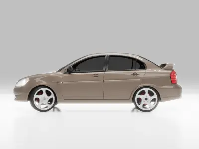 Hyundai Accent Era 3D Model 3D model