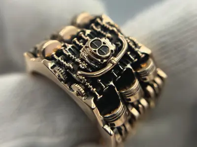 Piston Ring 3D print model