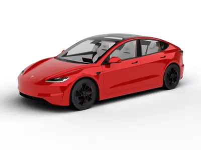Tesla Model 3 Perfomance 2024 3d model 3D model