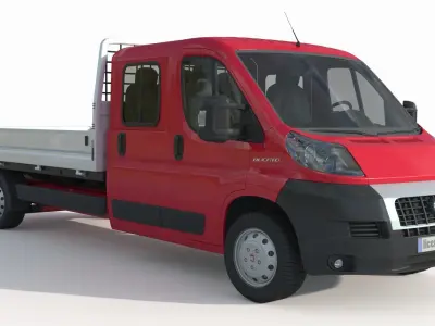 Fiat Ducato Doble Cabina 3D model