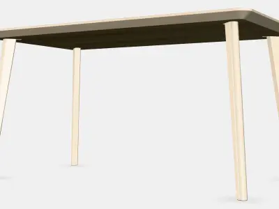 LISABO Table Low-poly 3D model