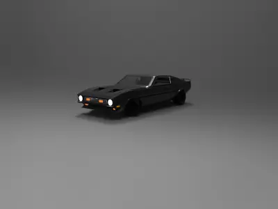 1971 Boss 351mach 1 beta v3 Free 3D model