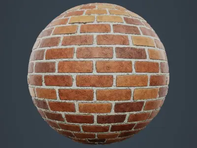 Multi Color Brick Texture