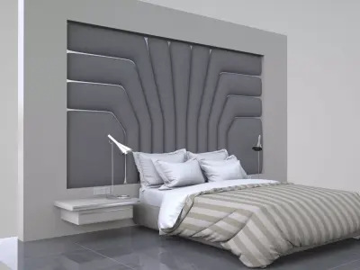 badroom 3d model modern bedroom 3D model