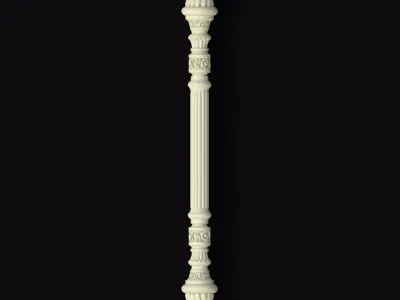 baluster 3D model purchase