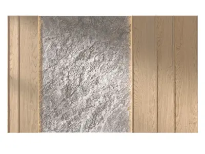 3D wall panel 03 3D model