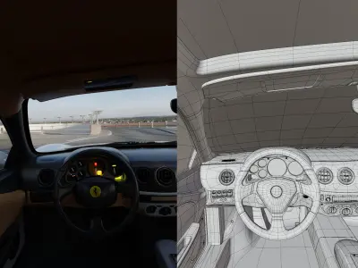 Ferrari F360 Modena 2004 3D model  3D model