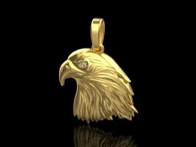 eagle pendant  model 336 3D print model