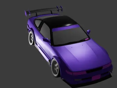 need for speed 3D module  Low-poly 3D model