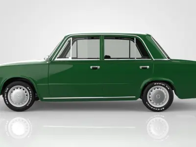 Fiat 124 3D model