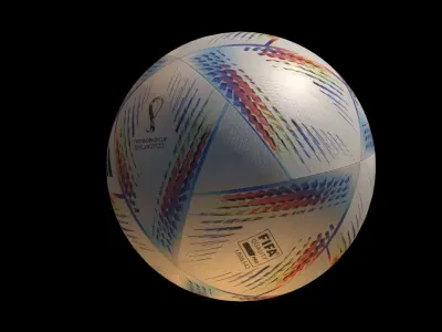 FIFA World Cup 2022 ball 3D model