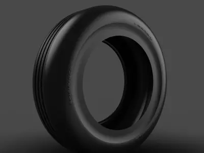 rubber wheel  2025 3D model