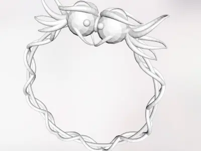 Love Bird 0004 3D print model