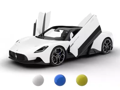 Maserati MC20 2021 HQ 3d model 3D model