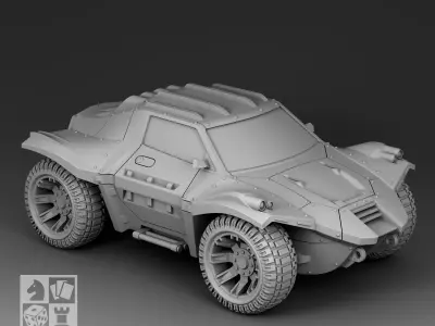 Futuristic Car - GB-30 3D print model