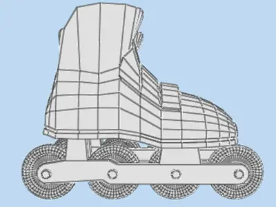 Skate - Inline 3D model