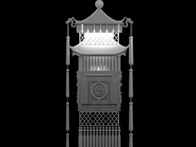 Chinese  palace Lantern 3D model