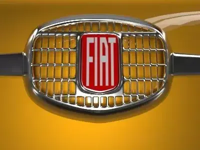 Old Fiat 500 3D model