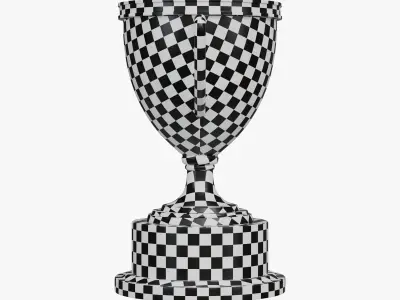 Trophy cup 3D model 42